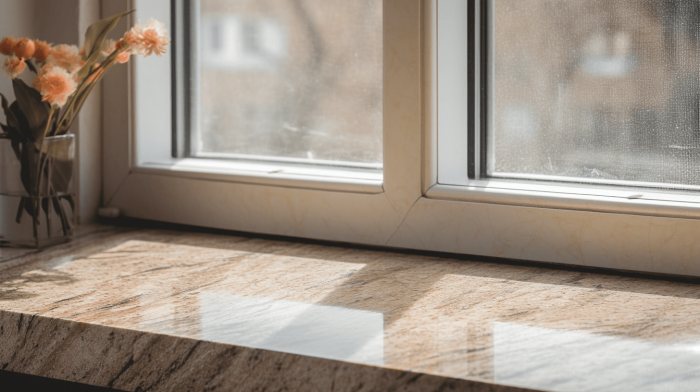 Подоконник из гранита Ivory Brown (Айвори Браун)